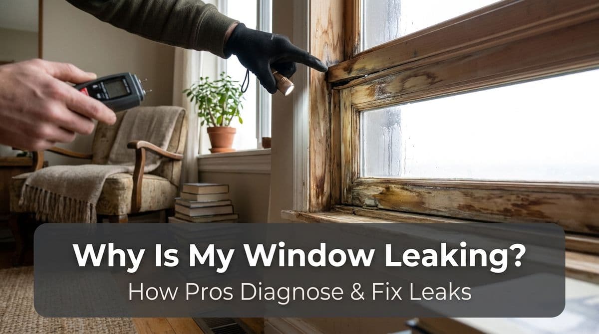 Why Is My Window Leaking? How Pros Find & Fix the Real Problem image